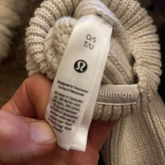 LULULEMON Women's Ribbed Knit Merino Wool-Blend Leg Warmer/never worn - Picture 6 of 8